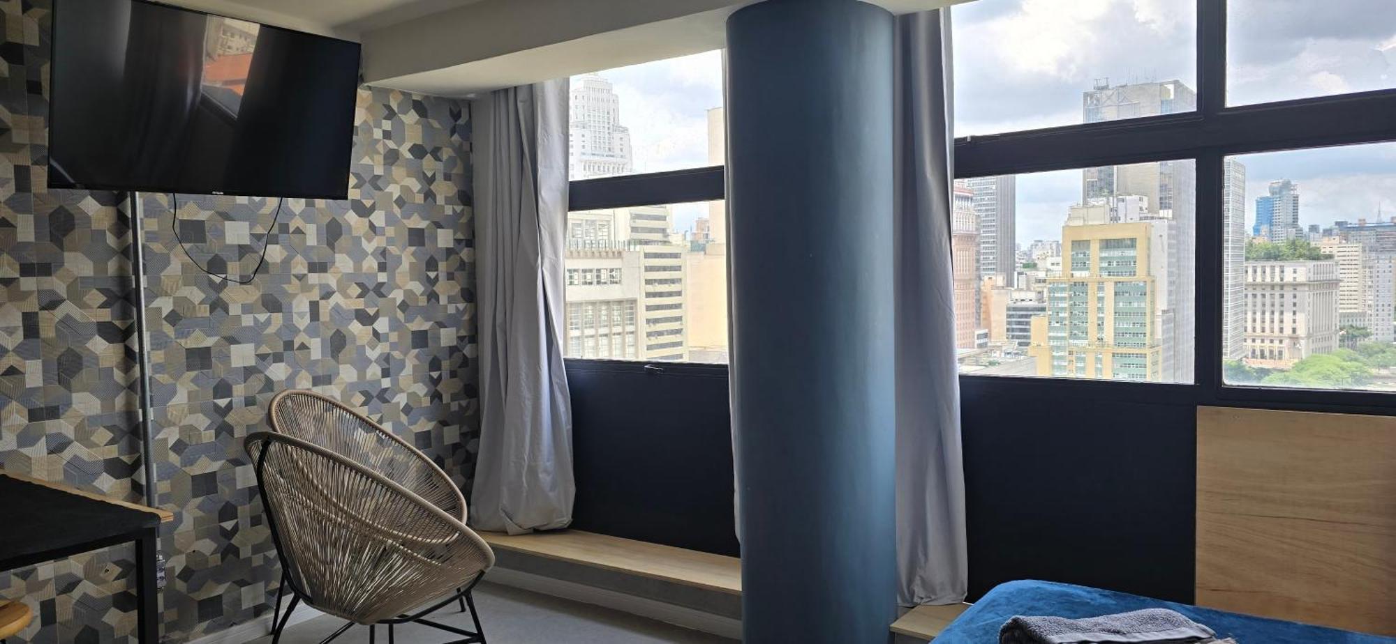 2701 - Studio Urbano Com Vista Do Vale São Paulo Exteriör bild